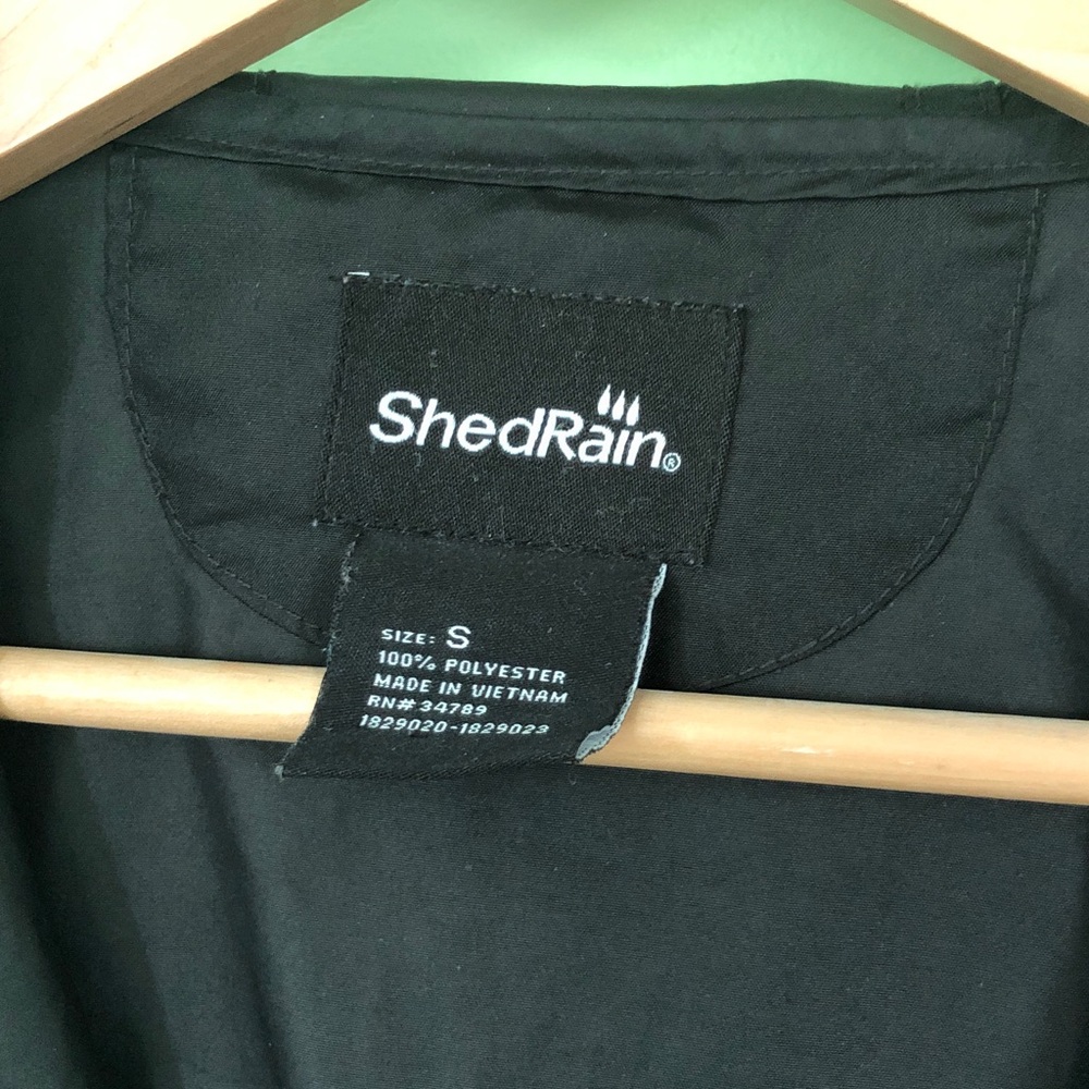 ShedRain Women's Small Black Rain Jacket - Picture 2 of 2